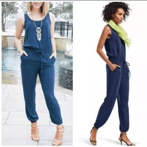 CAbi Navy Blue Jumpsuit